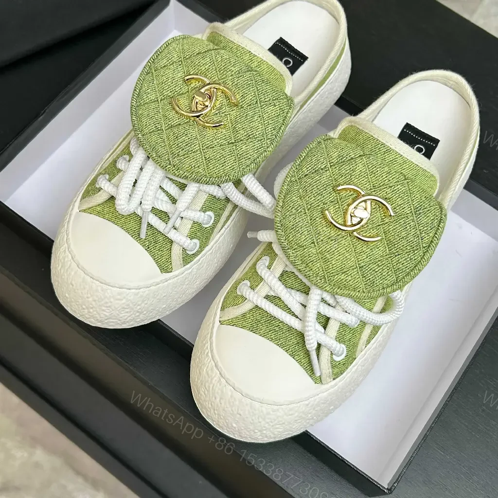View 6 of Soft Sage Knit Sneakers - Textured Comfort Slip-On Trainers