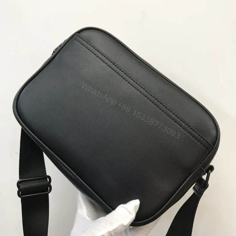 View 9 of Burberry Embossed Leather Crossbody - Luxe Everyday Utility