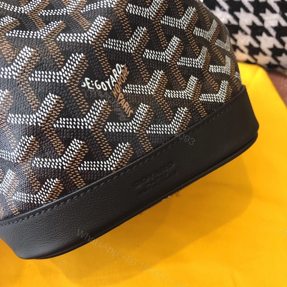 View 6 of 高仿Goyard*PEFLOT6抽繩水桶包黑色免檢版