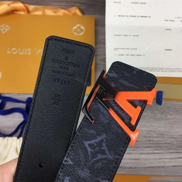View 7 of LOUIS VUITTON SHAPE 40MM REVERSIBLE BELT – B95