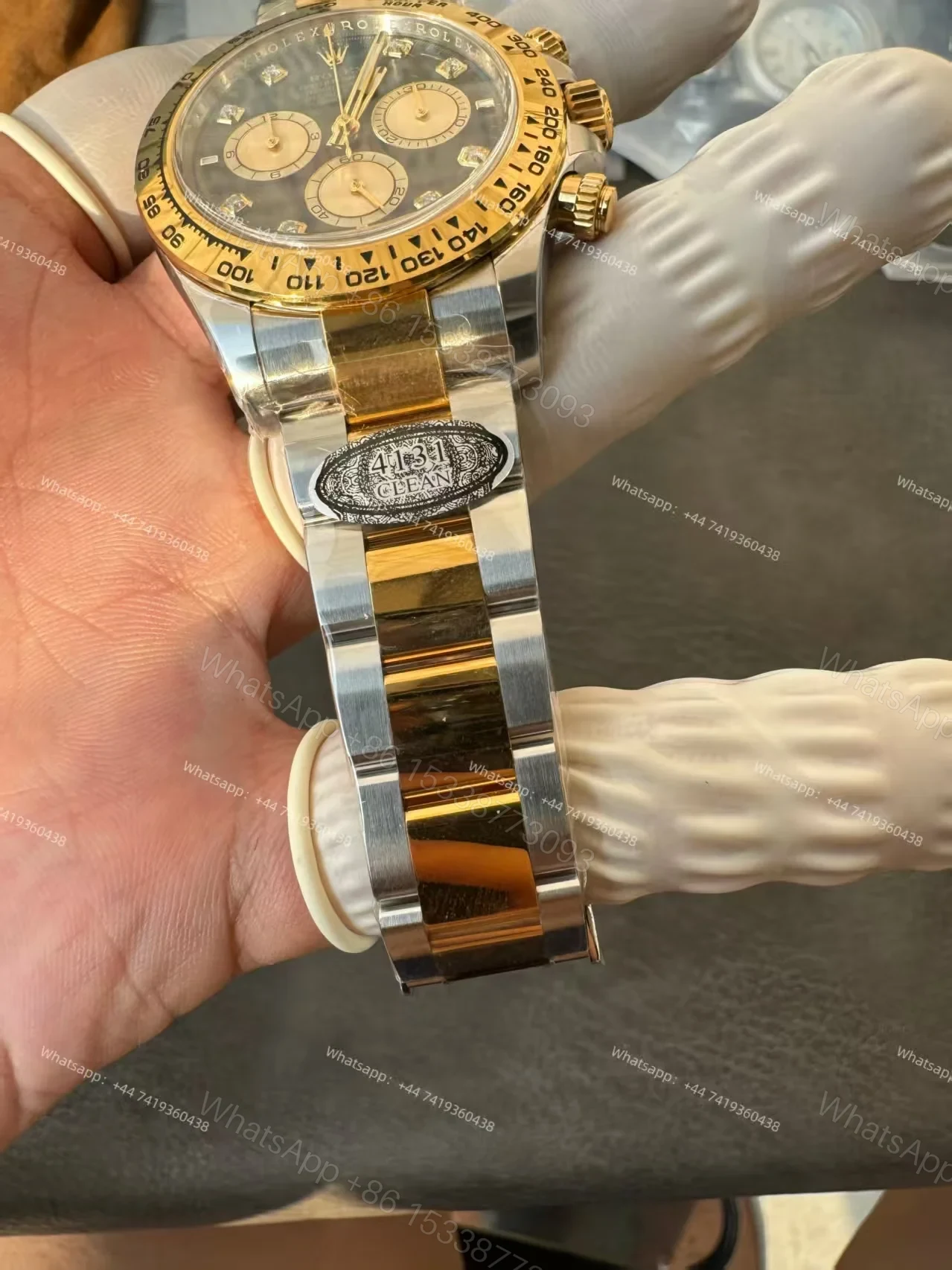 View 6 of Rolex Super Clone Daytona M126503-0002 Black Diamond Dial 4131 Movement