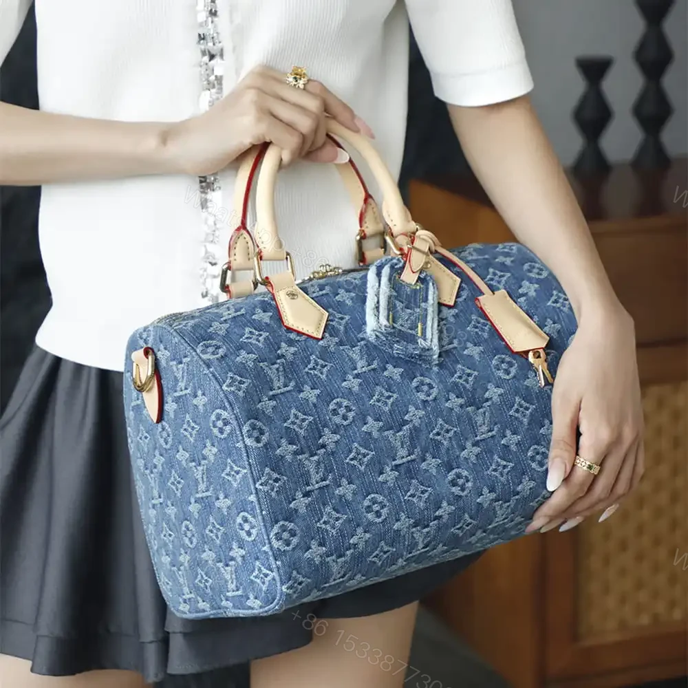 View 23 of 高仿LV*Speedy Dandouliere30系列M14430寧丹牛仔單肩包免檢版