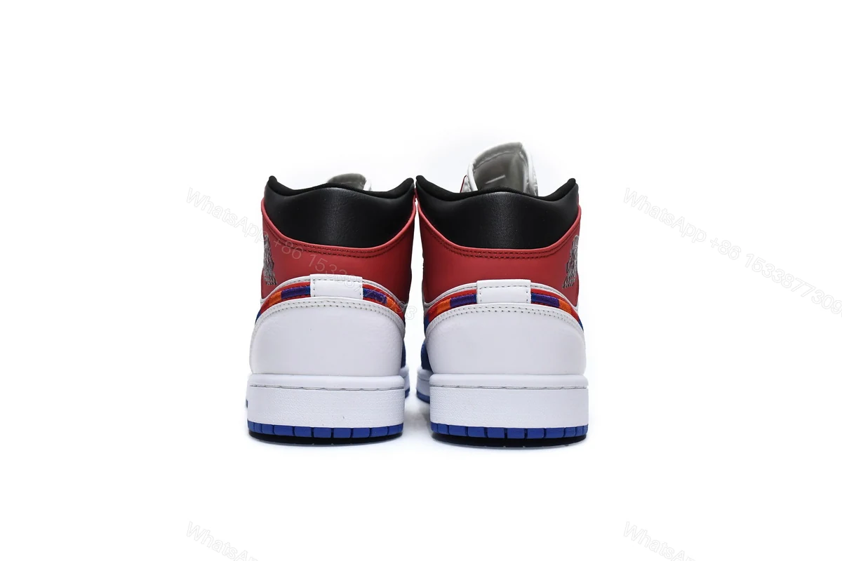 View 3 of Air Jordan 1 Mid Multi-Color Swoosh 852542-146