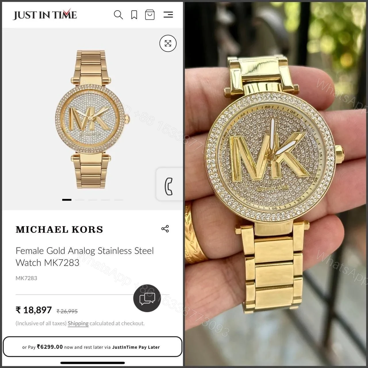 View 3 of Michael Kors Premium Parker MK7283