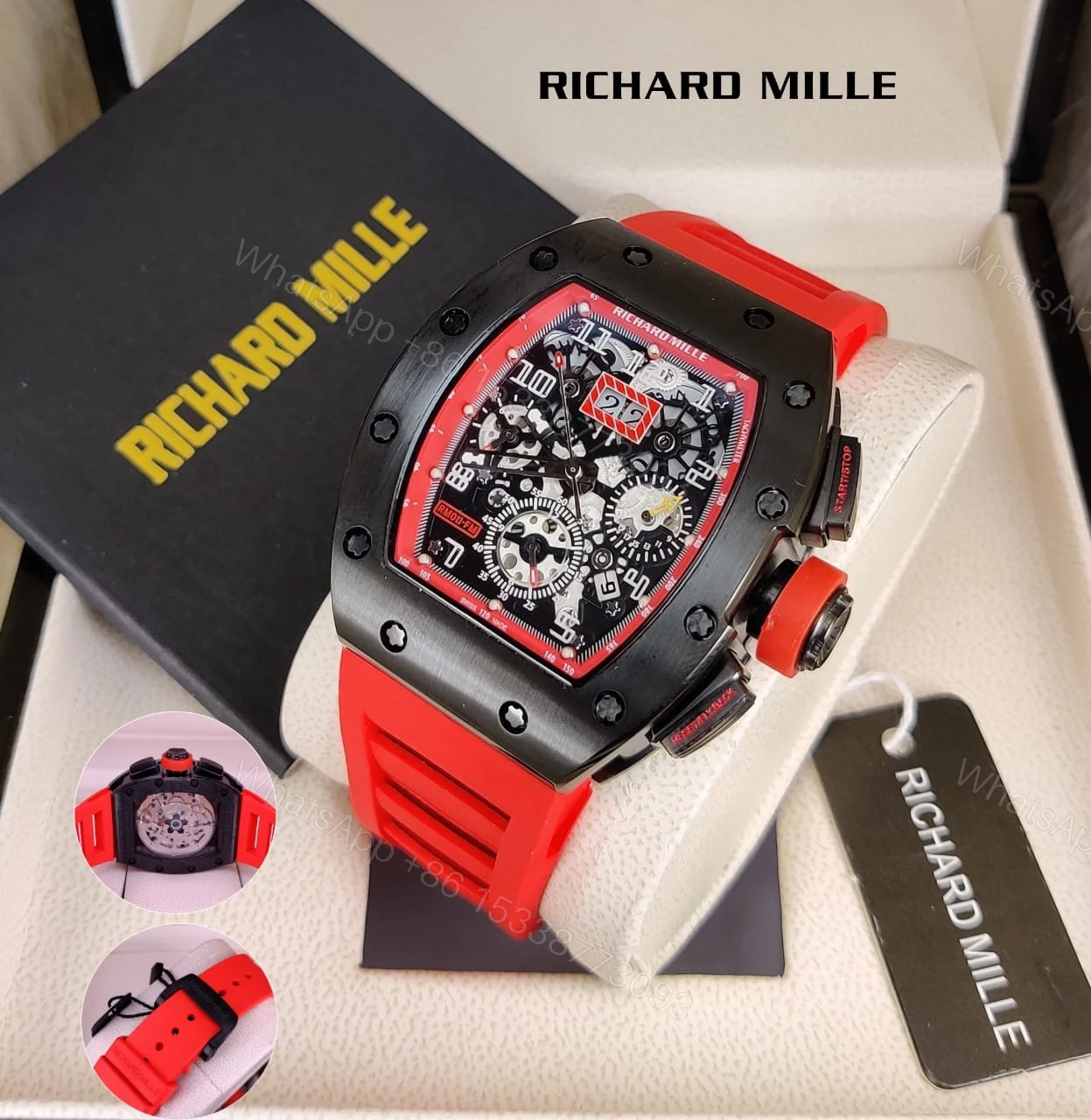 View 3 of Richard Mille RM 011 Felipe Massa Flyback Chronograp Watch