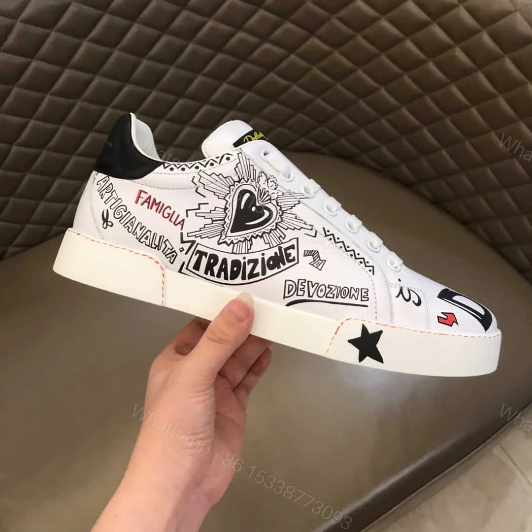 View 2 of DOLCE & GABBANA CALFSKIN NAPPA PORTOFINO SNEAKERS – DG29