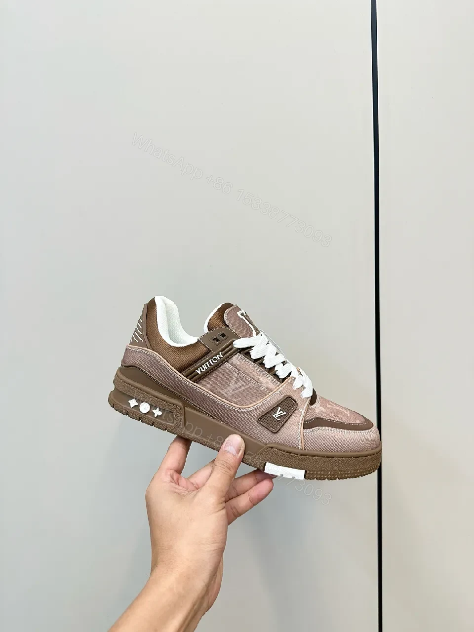 View 8 of Brown Taupe Suede-Textured Luxe High-Tops: All-Day Comfort