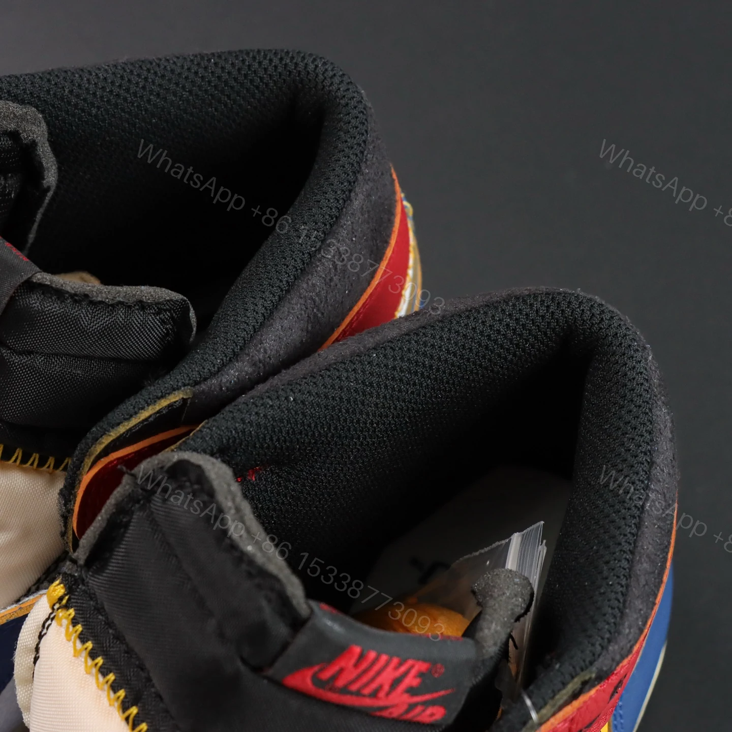 View 4 of Jordan 1 Retro High Union Los Angeles Storm Blue Reps