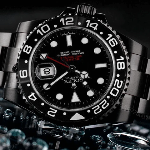 View 4 of Rolex Blaken GMT-Master II Single Red Replica