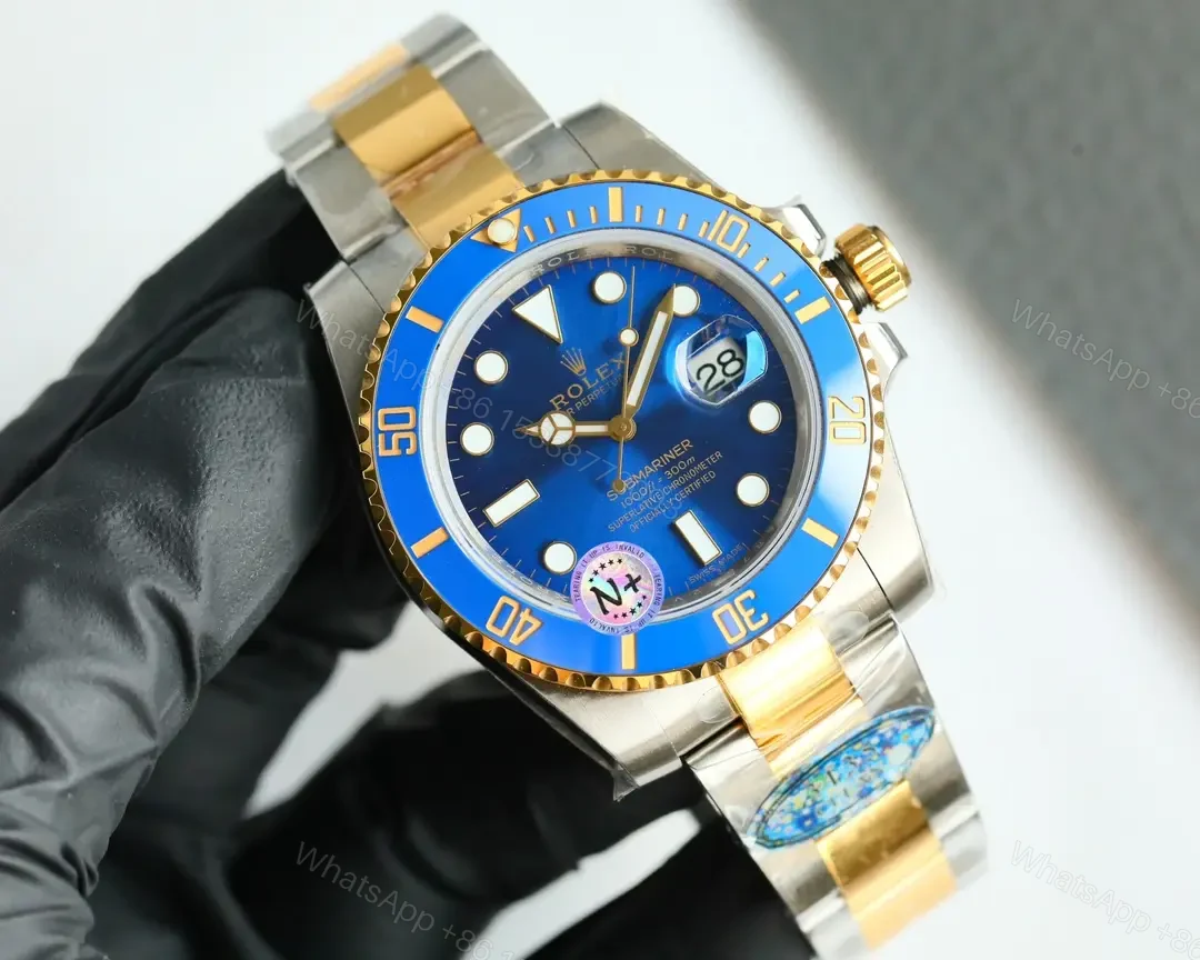 View 2 of Rolex Submariner Date 41 Stainless Steel Yellow Gold Blue Dial Oyster 126613LB-0002