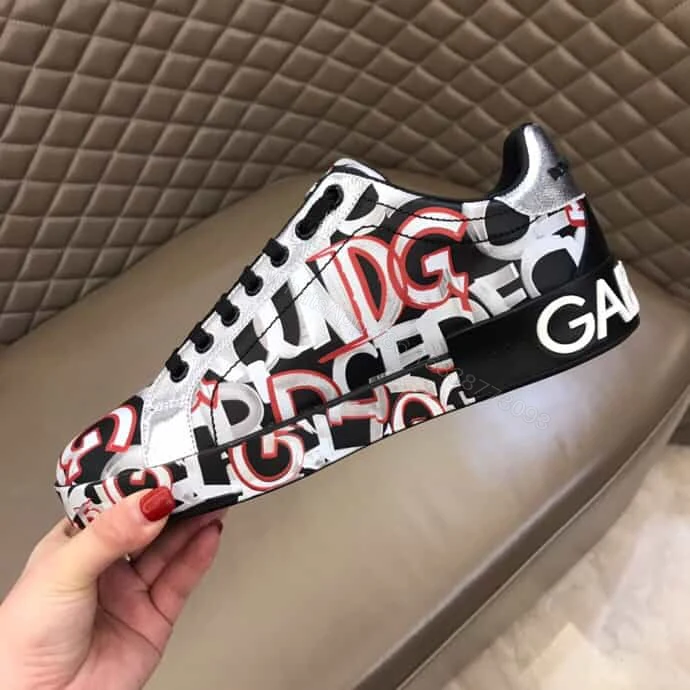 View 6 of DOLCE & GABBANA PORTOFINO SNEAKERS IN PRINTED NAPPA CALFSKIN – DG8