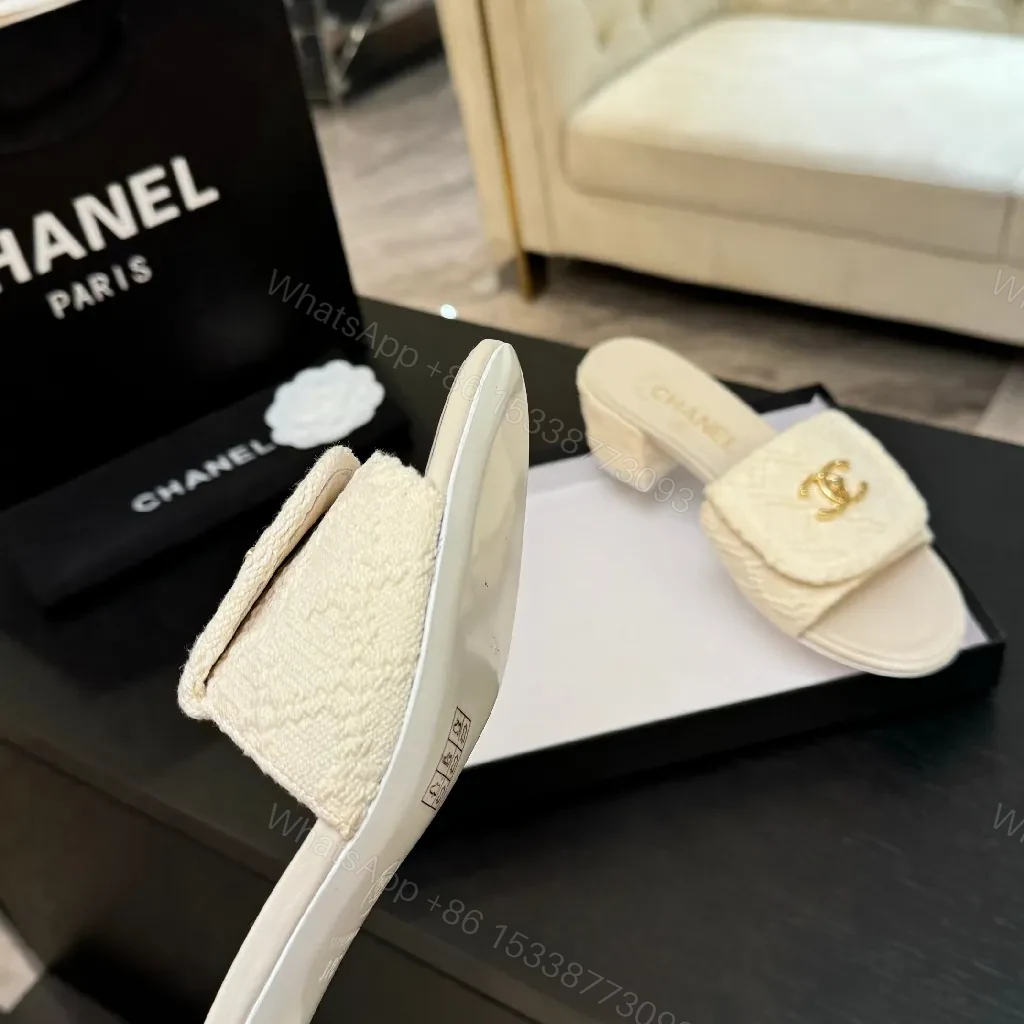 View 4 of Textured Knit Mule: Signature-Detail Comfort Slip-Ons