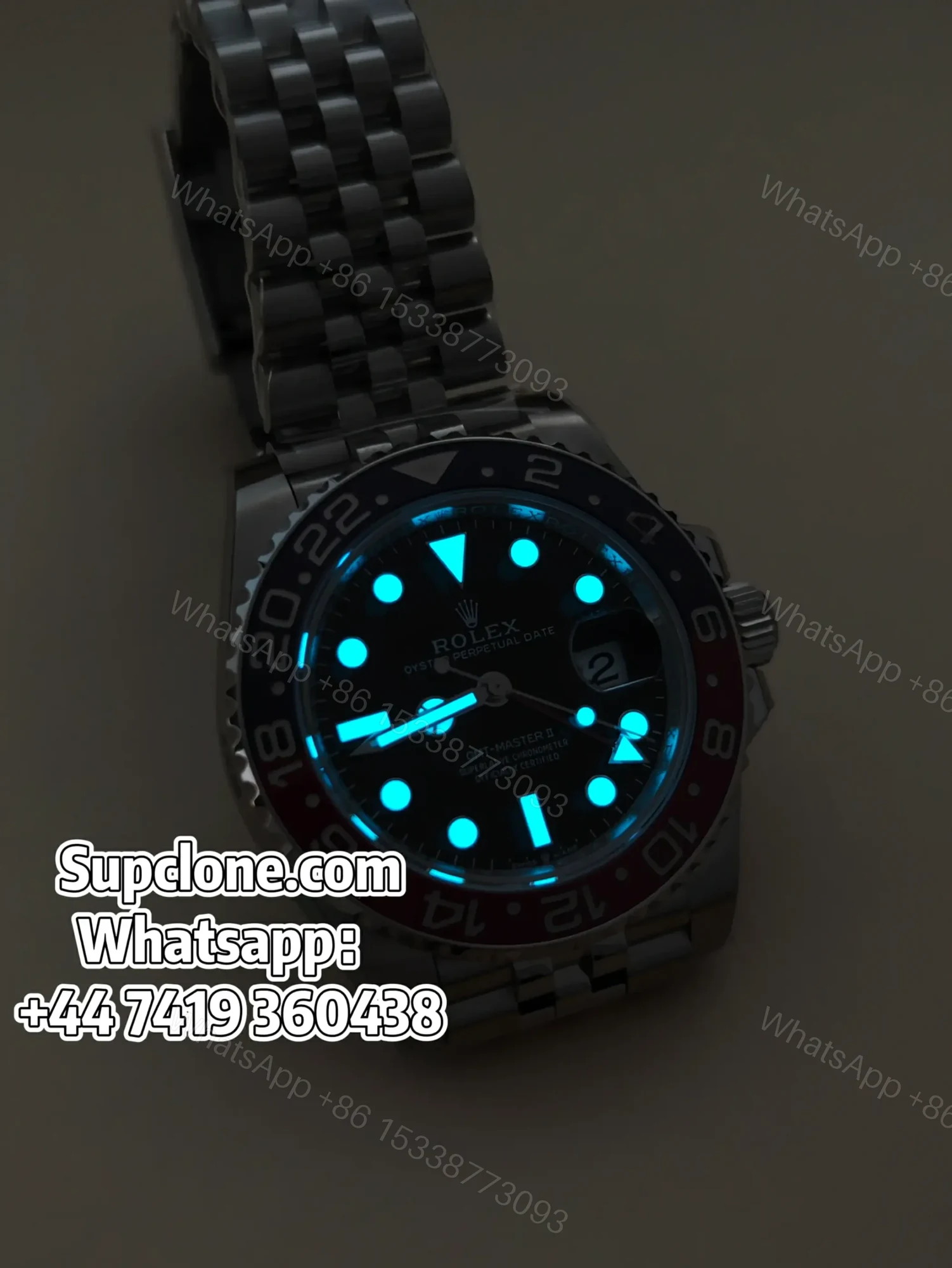 View 3 of Rolex Super Clone Watches 1:1 Pepsi GMT-Master II 126710BLRO Jubilee 3285 Movement V3