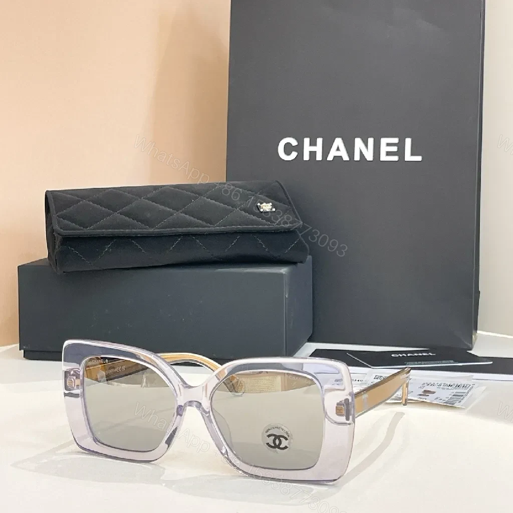 View 7 of Quilted Bold Sunglasses on Chain – Luxe Everyday Shield