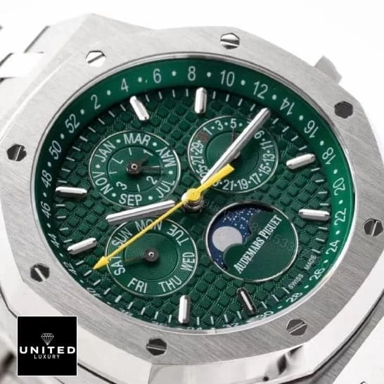 View 4 of Audemars Piguet Royal Oak Perpetual Calendar 26574ST.OO.26606ST.03 Replica