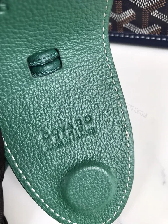 View 3 of Structured Luxe Green Tote Set: Monogrammed Top-Handle Duo