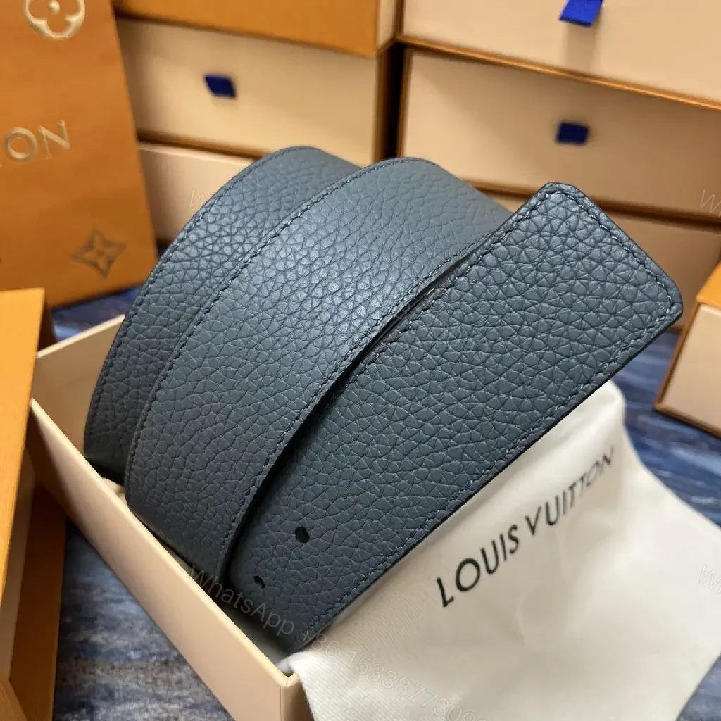 View 2 of Textured Leather Belt with Luxe Buckle – Modern, Versatile Luxury