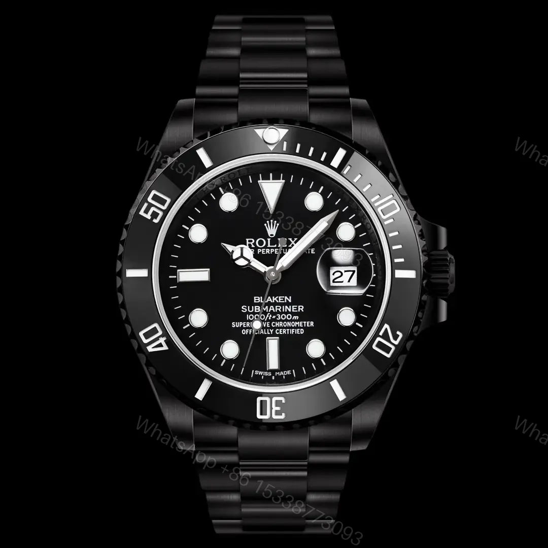 View 4 of BT Factory Clean Factory IPK Blaken Black Submariner Watch
