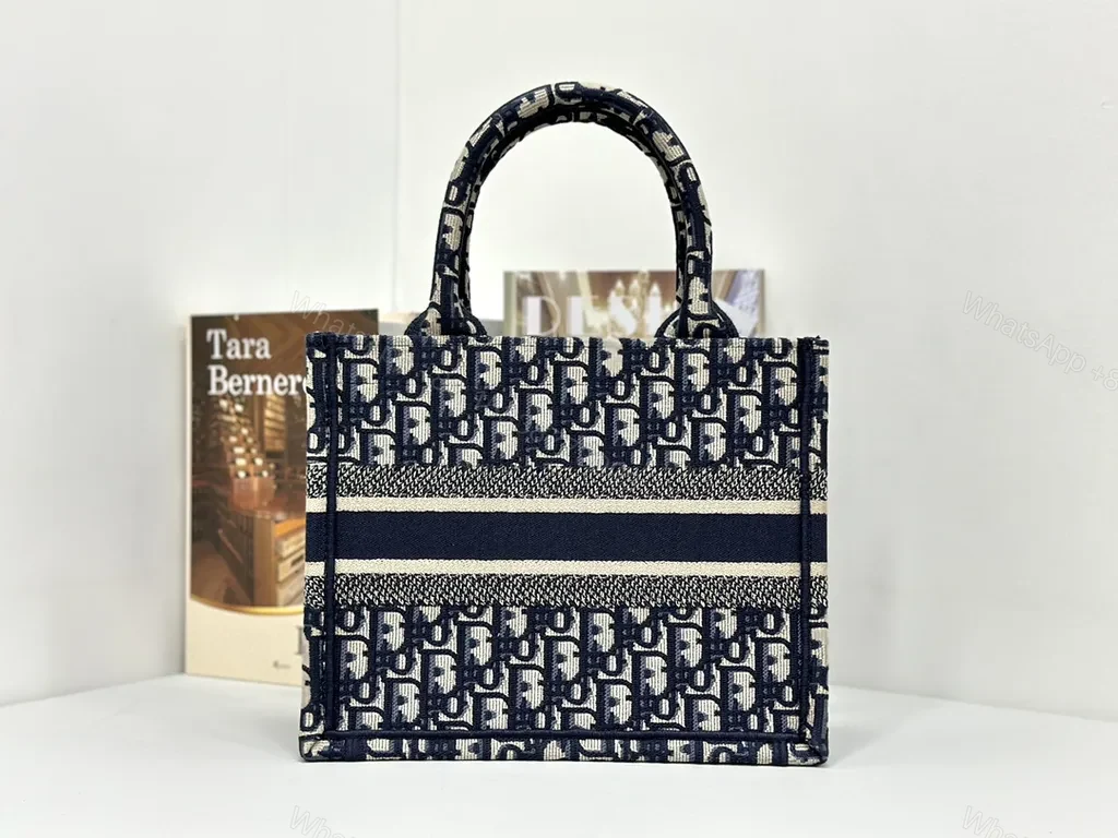 View 3 of Chic Monogram Tote: Dior-Style Everyday Luxe Carry