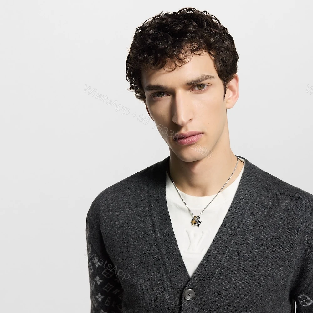 View 9 of Louis Vuitton Lv Instinct Necklace Silver M00521
