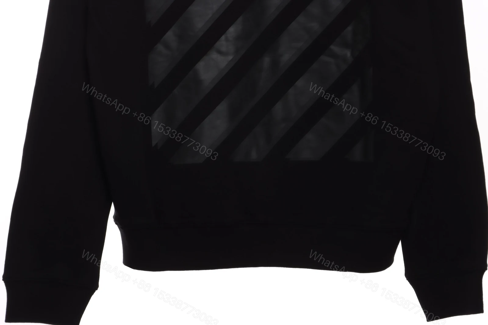 View 3 of Off-White Overlapping Zebra Crossing Arrow Hoodie