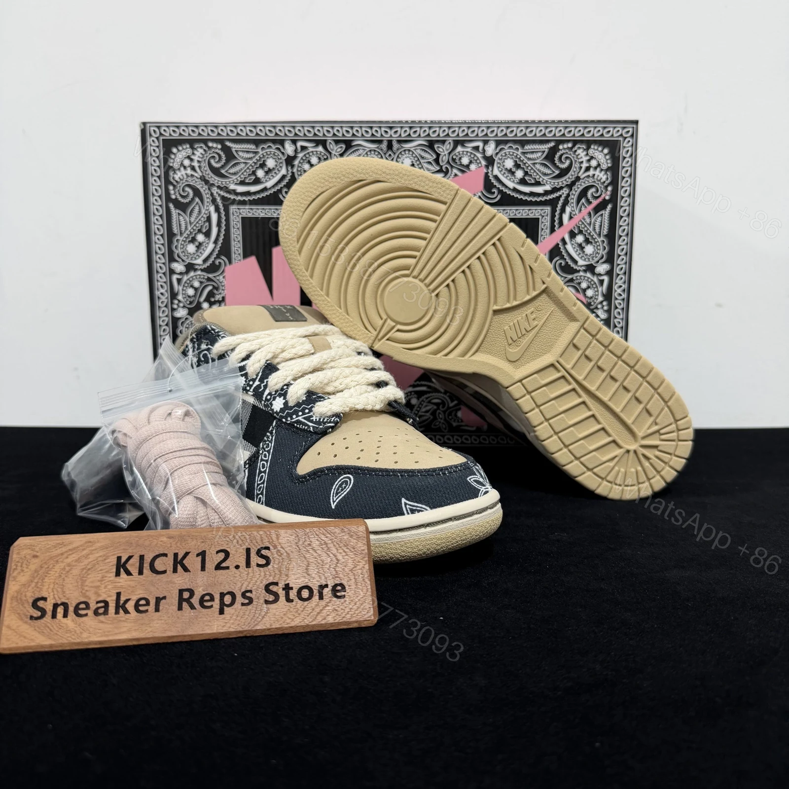 View 3 of Travis Scott x Nike Dunk SB Low “Jackboys” Reps
