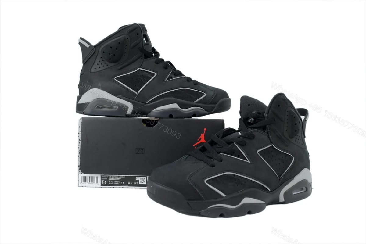 View 2 of Air Jordan 6 Replica Darth Vader IR2266-010