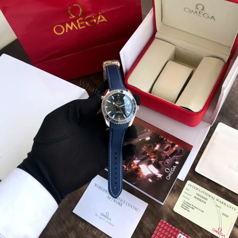 View 4 of Omega Seamaster Co-Axial GMT Deep Blue 40MM Automatic