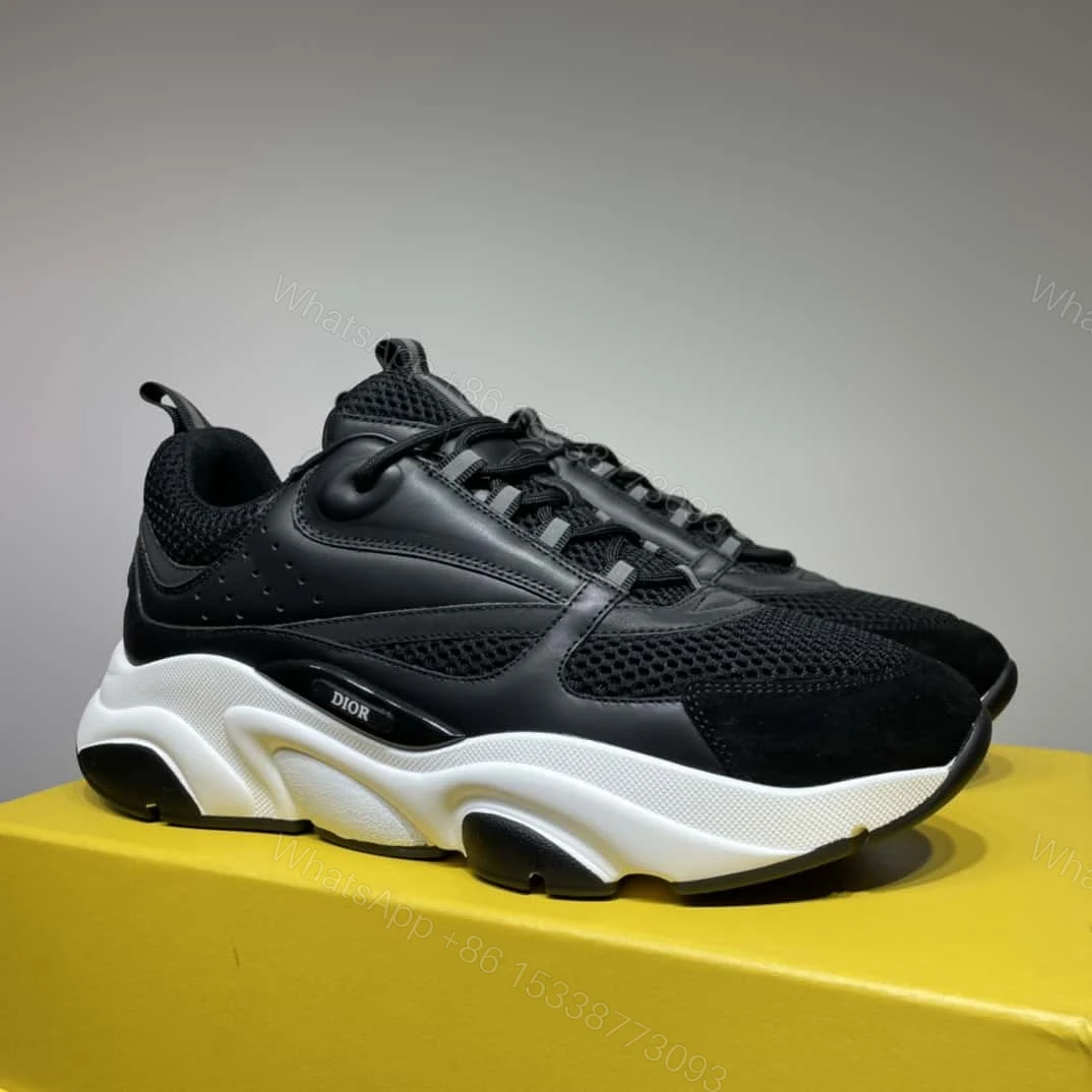 View 2 of B22 SNEAKER TECHNICAL MESH WITH AND CALFSKIN – CD117