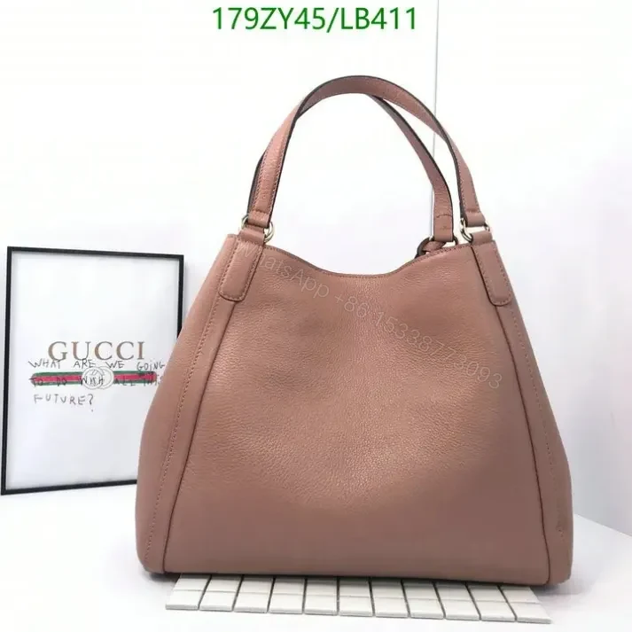View 21 of Gucci Soho Brown Leather Shopping Bag Replica LB41126 – Premium 1:1