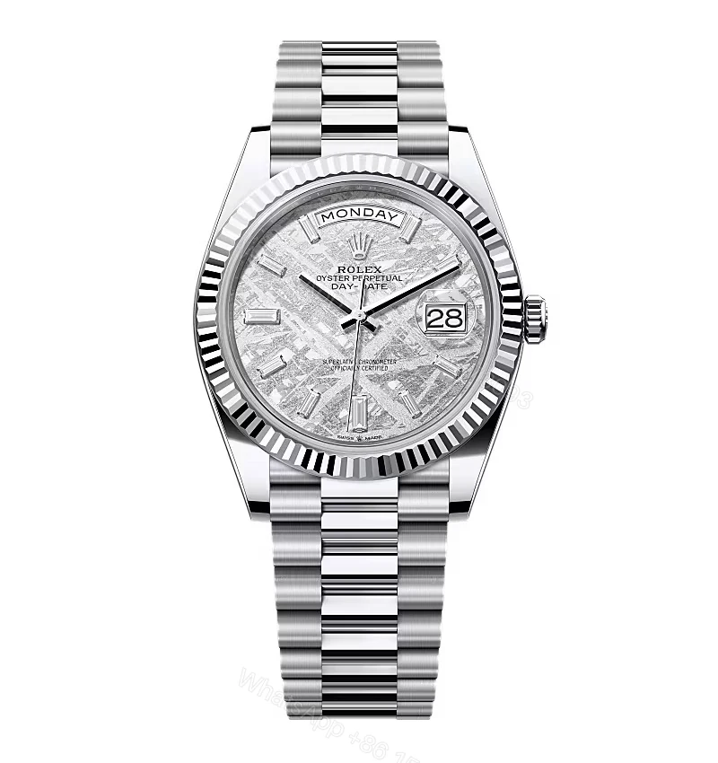 Superclone Rolex Day-Date Meteorite Diamond Dial 228236-0011 40 mm — view 1