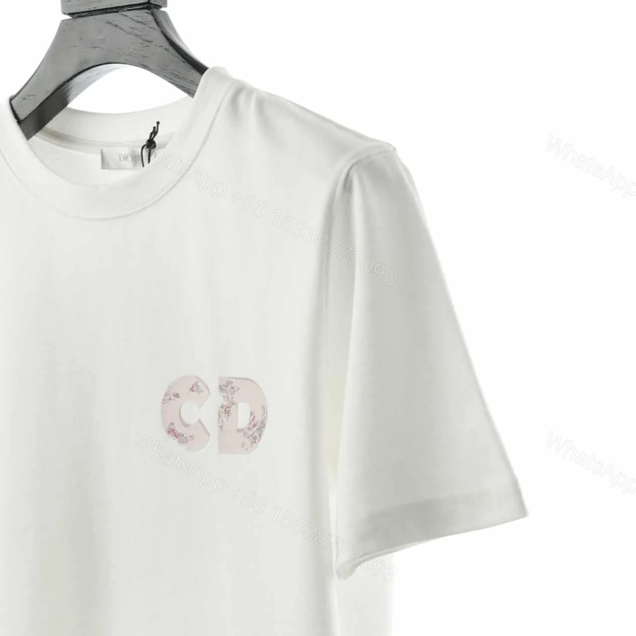 View 3 of DIOR COUPLE BASKETBALL TIGHT-KNIT T-SHIRT