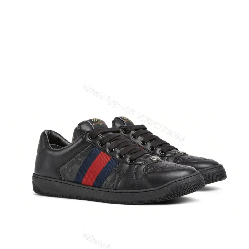 View 10 of Gucci Men Screener Sneaker Black