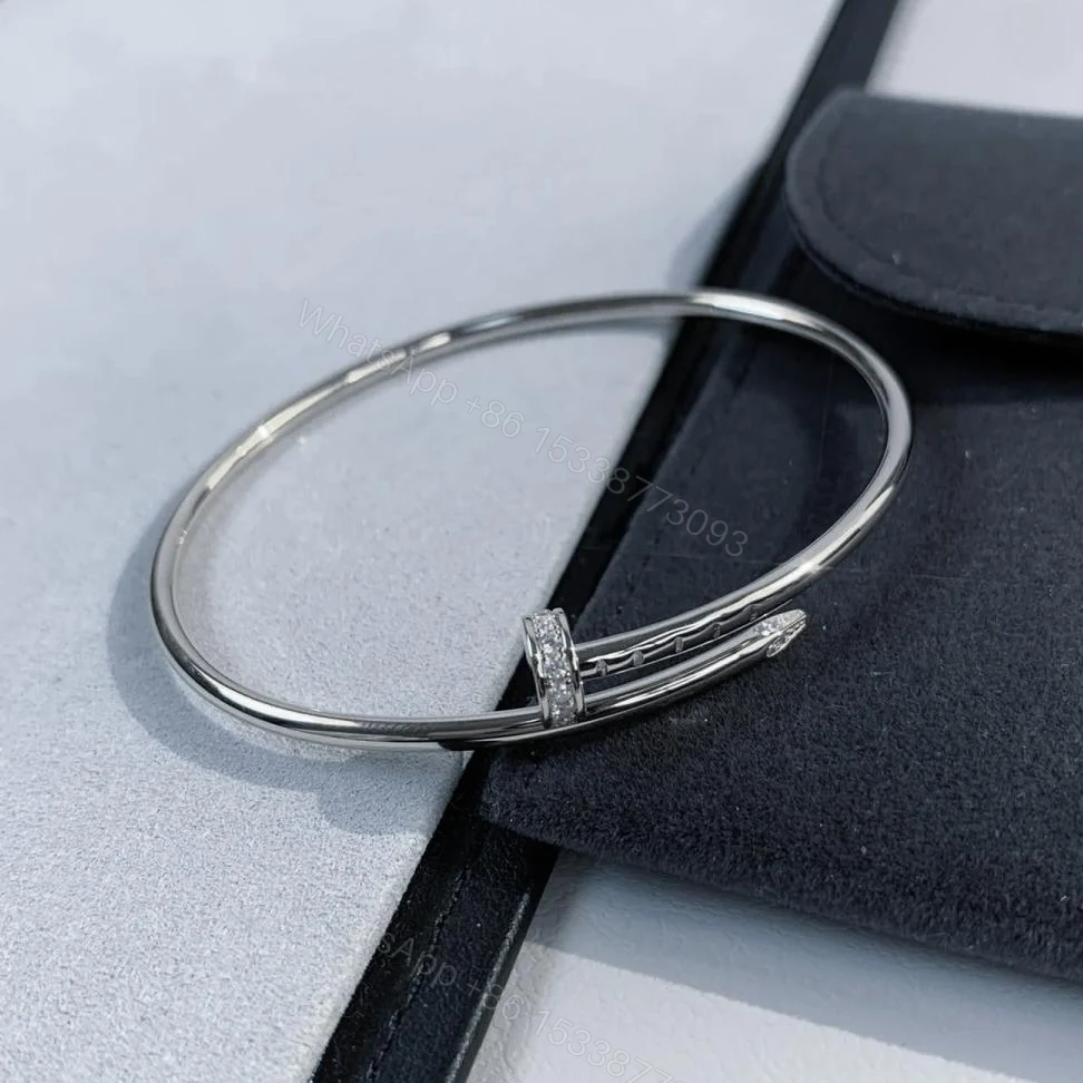 View 3 of Cartier Juste Un Clou Bracelet, Small Model, Diamonds
