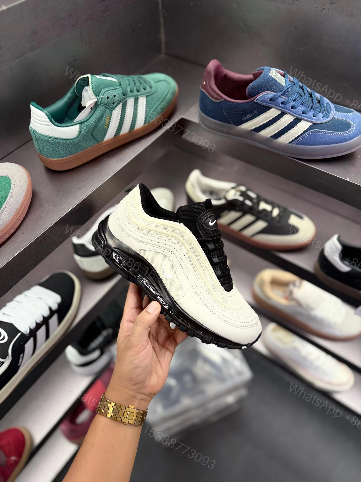 View 3 of FIRST COPY Nike Air Max 97 Light Bone | Premium Replica Sneakers India