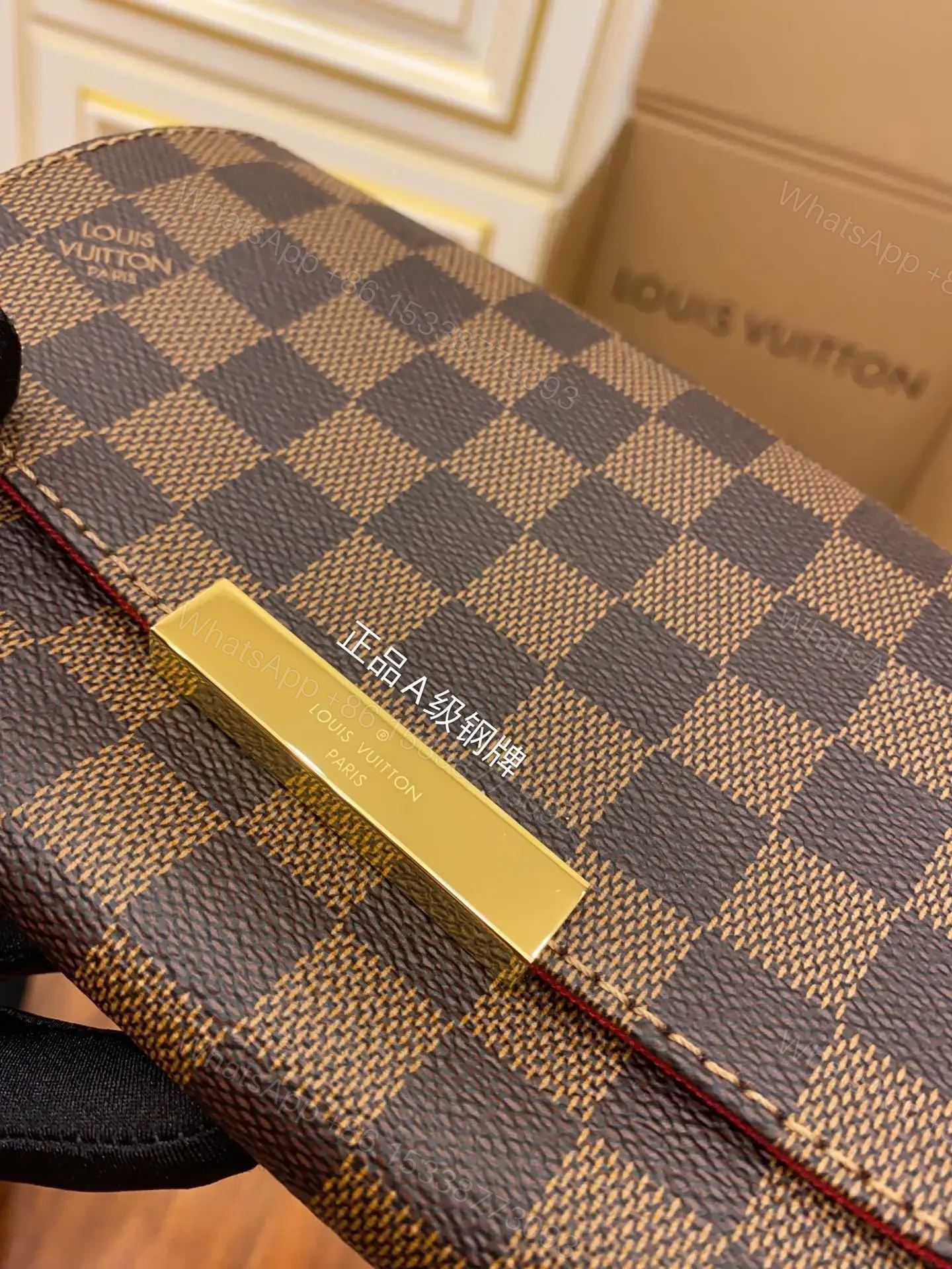 View 2 of Louis Vuitton Damier Ebene Favorite PM bag