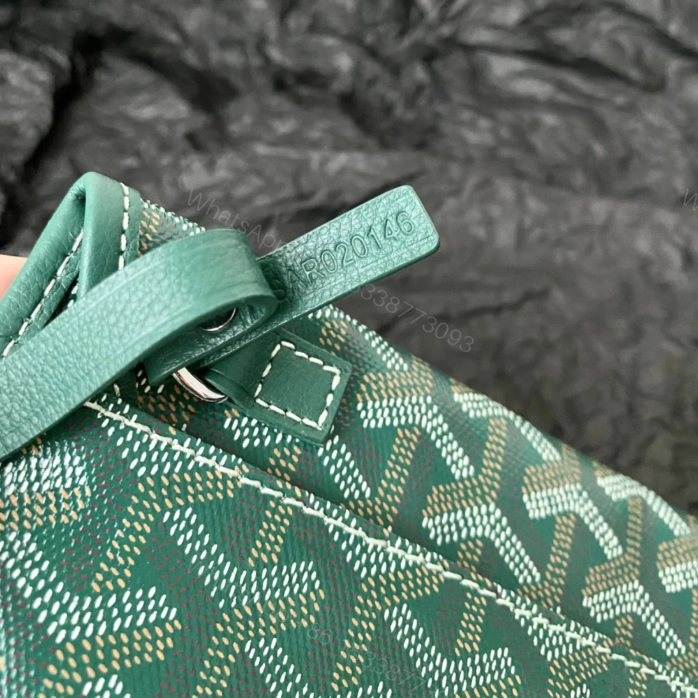 View 9 of 高仿Goyard*STLOUIA滿印Tote購物袋綠色中號免檢版