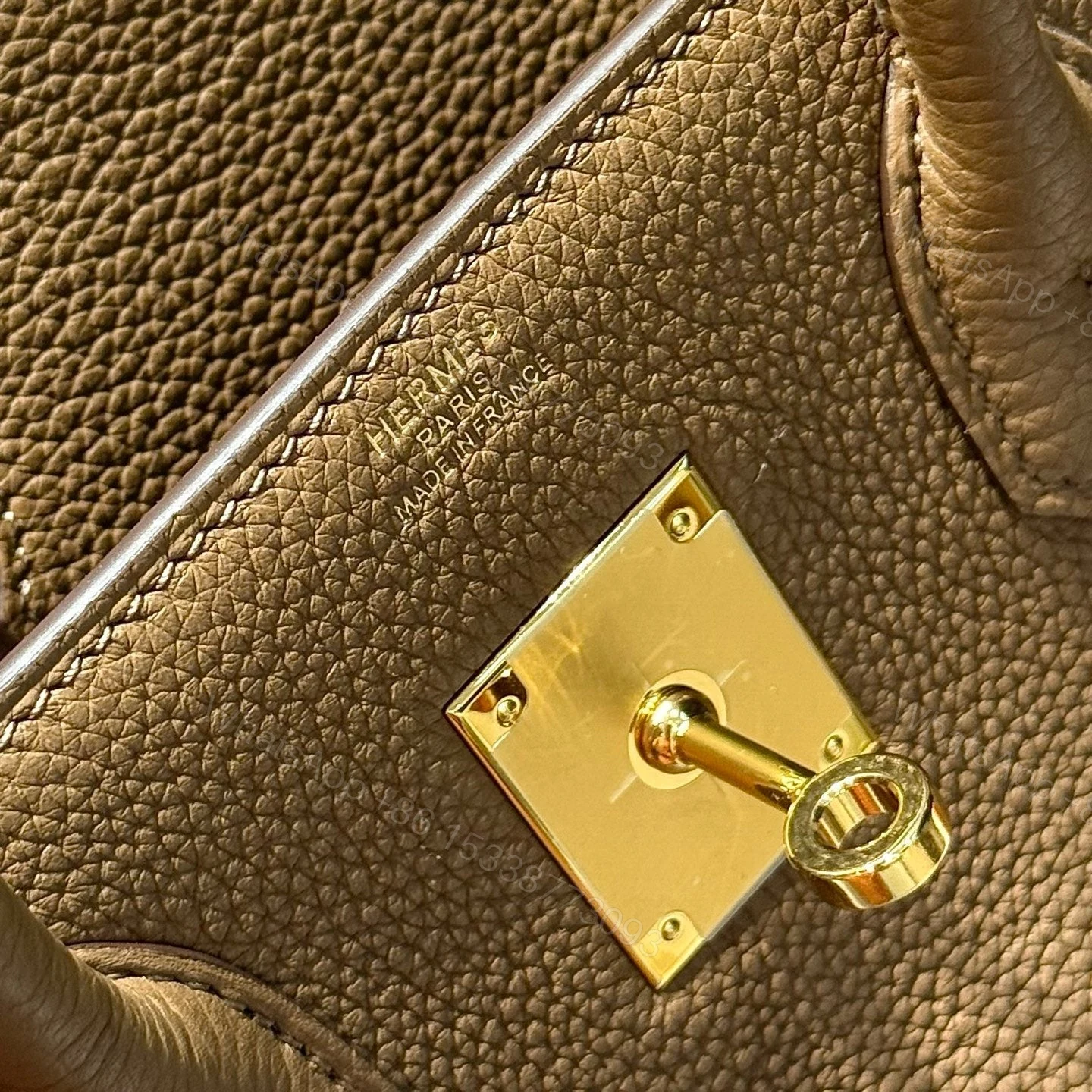 View 6 of HERMES BIRKIN 30 IN COFFEE GOLD HARDWARE