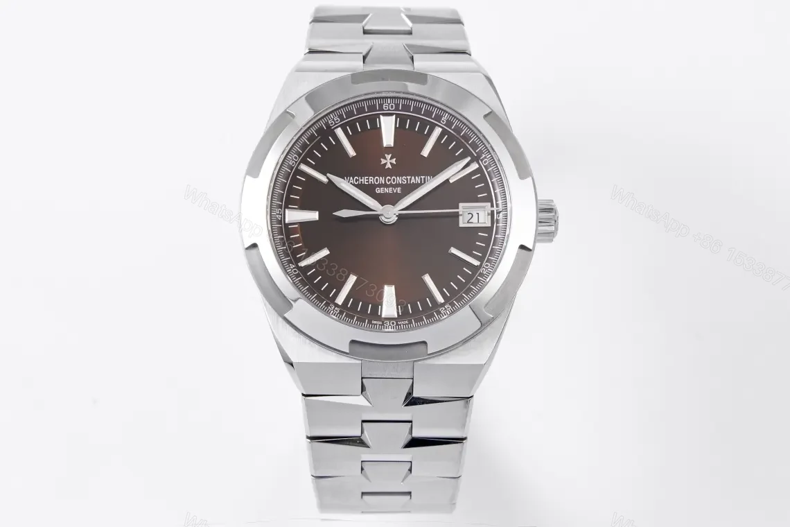 JJ Factory Vacheron Constantin Overseas 4500V Series Stainless Steel Watch – Brown Dial, Automatic Movement, 41mm — view 1