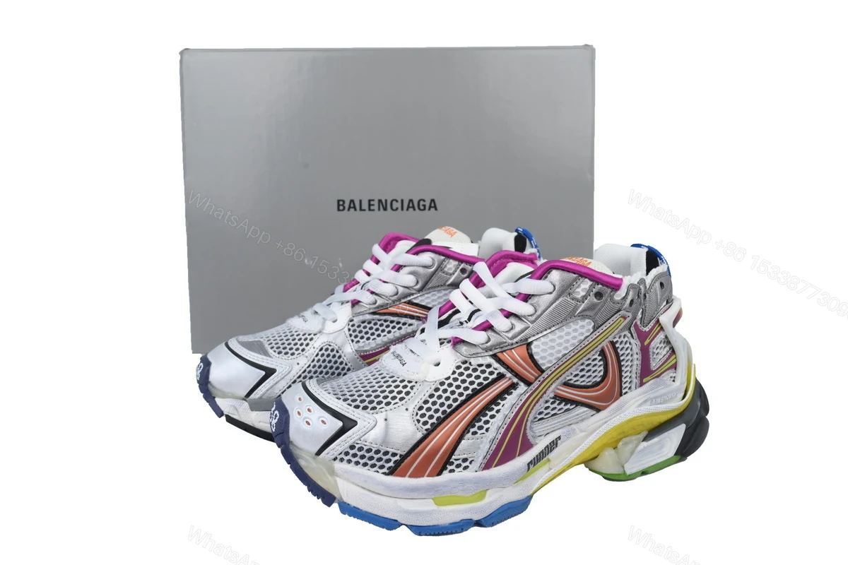 View 6 of Balenciaga Runner Sneaker Color Orange Powder 772767 W3RBW 9168
