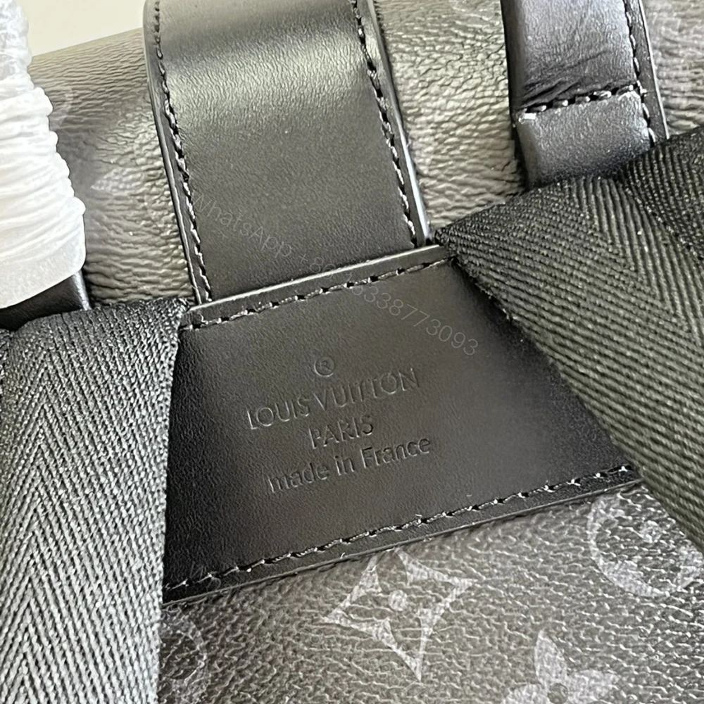 View 6 of Louis Vuitton Saumur Backpack Monogram Eclipse Canvas 42Cm M45913