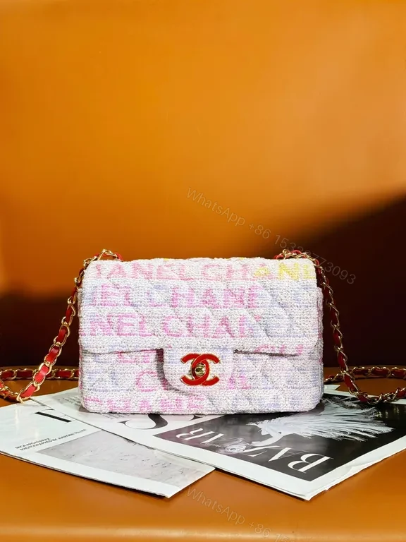 Chanel-Inspired Tweed Flap Bag: Soft Luminosity Luxury Bag — view 1