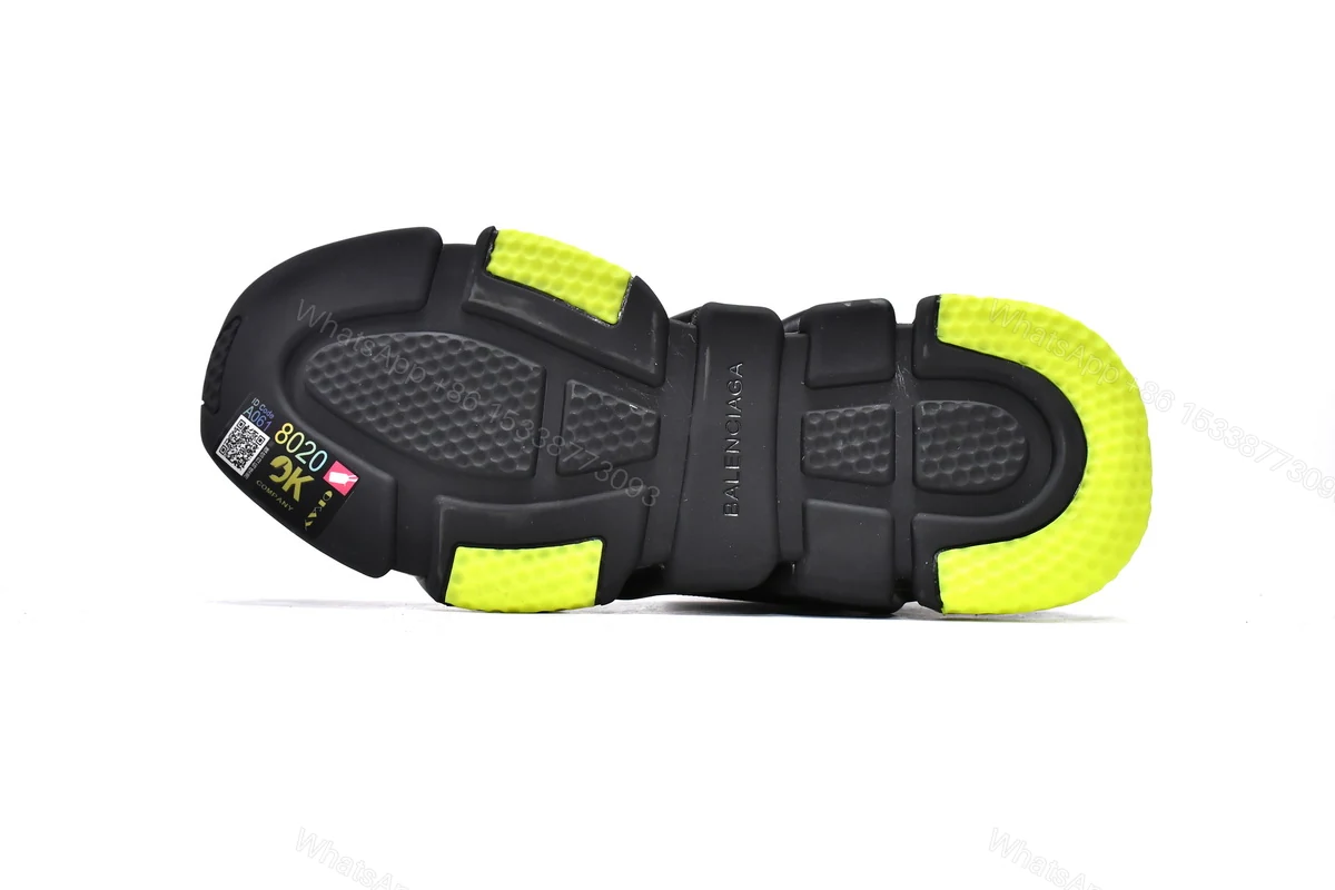 View 5 of Balenciaga Speed Trainer Black Green