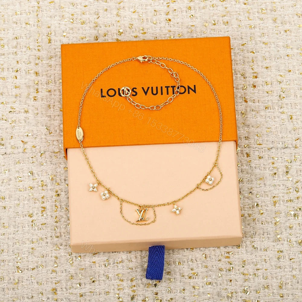 View 4 of LV Floragram Necklace