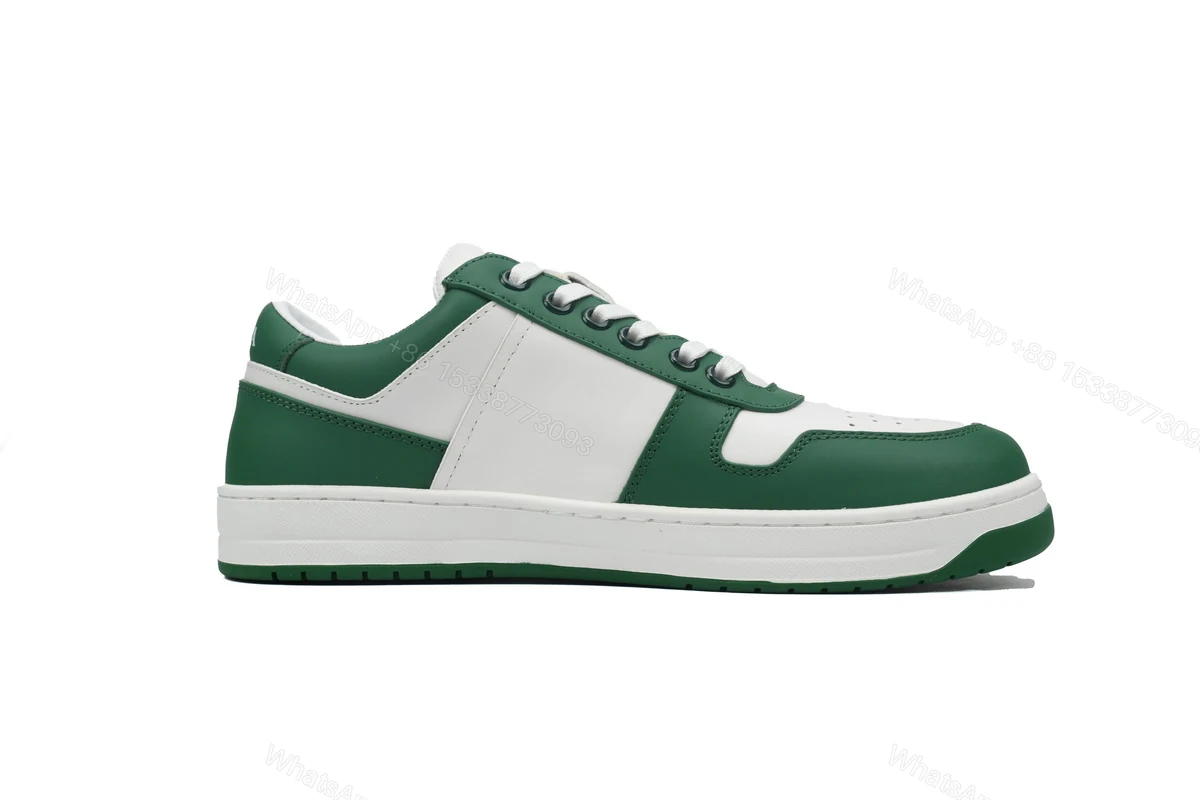 View 5 of Prada Downtown Low Sneakers White Green