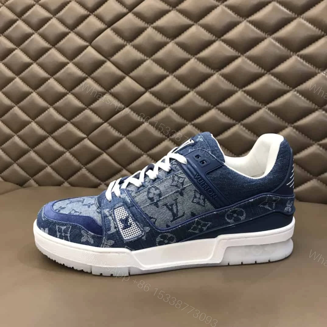 View 5 of VIRGIL ABLOH WRAPS LOUIS VUITTON 408 SNEAKER IN DENIM – LV122