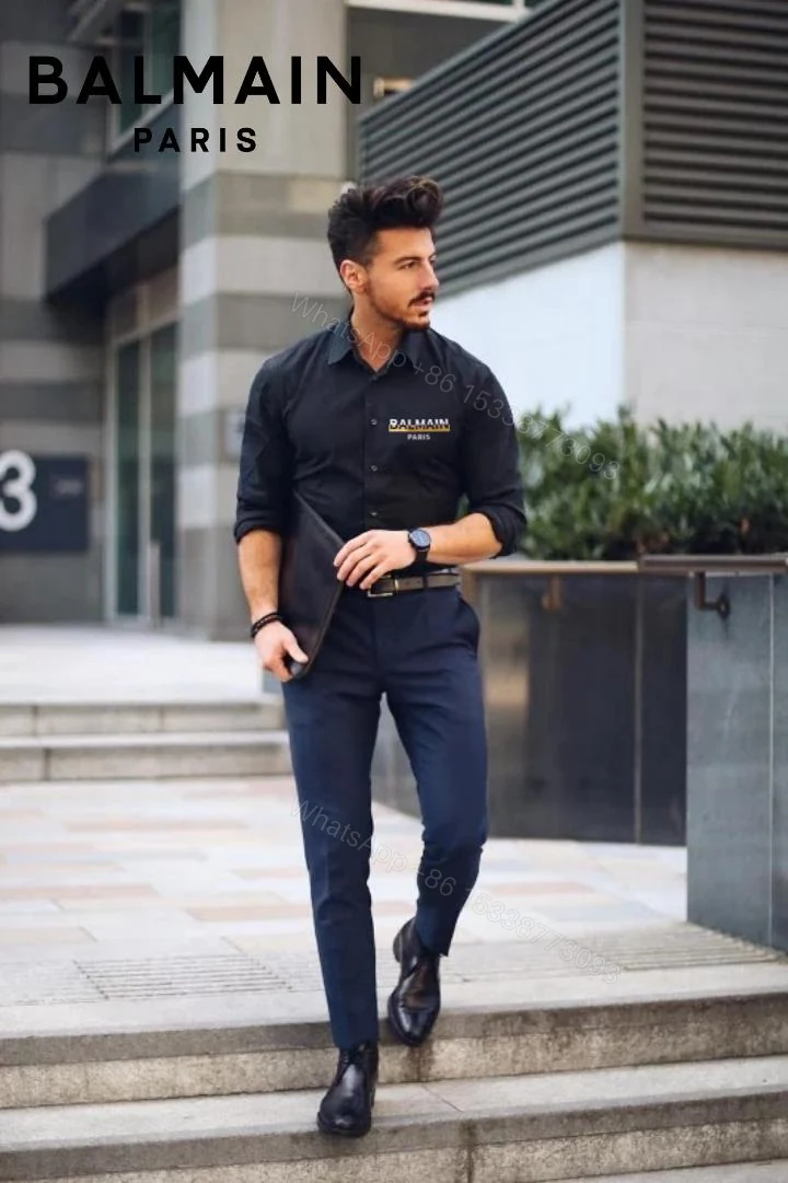 View 2 of FIRST COPY BALMAIN STORE ARTICLE PREMIUM SHIRT