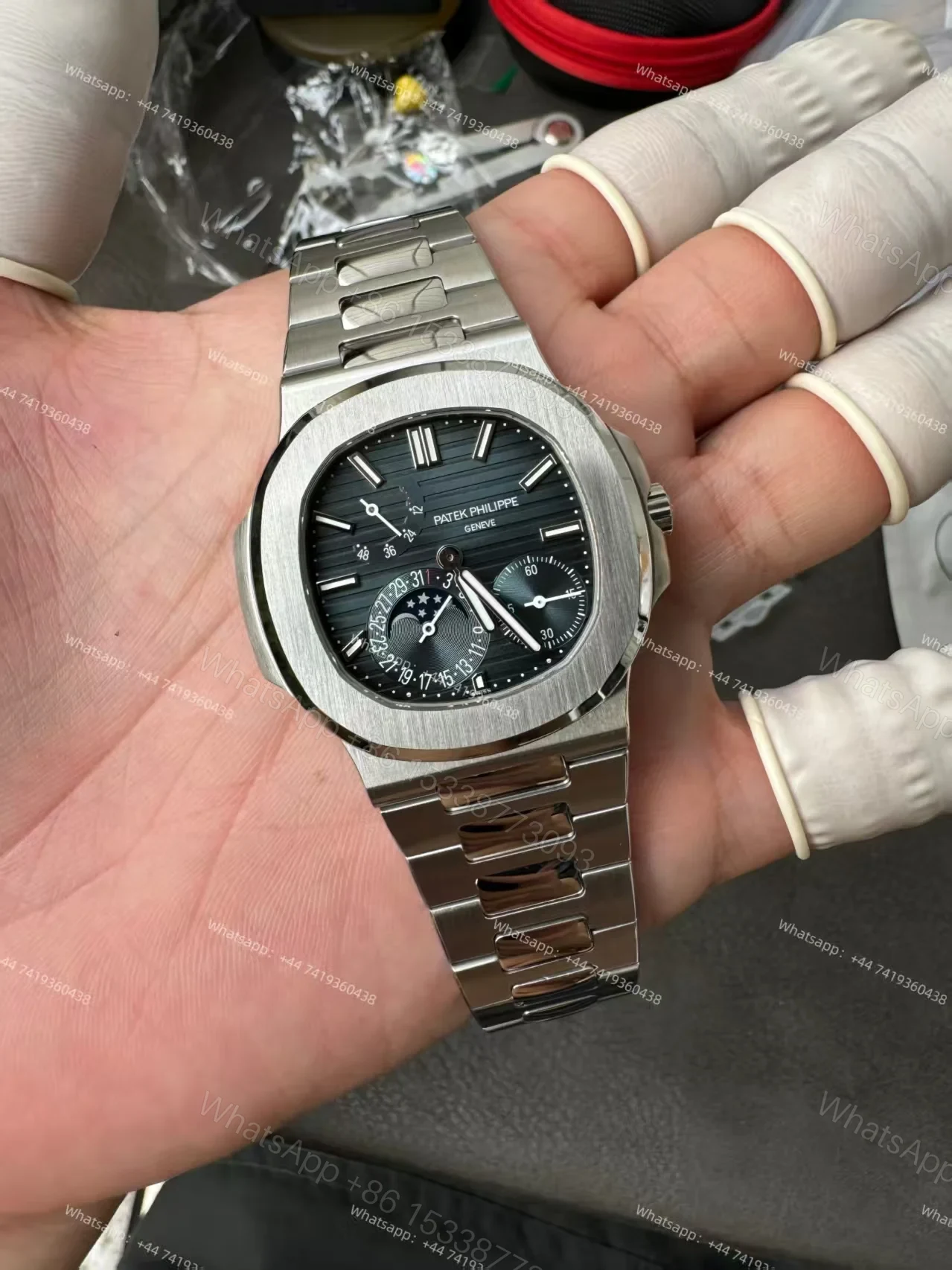 View 5 of Patek Philippe Super Clone Nautilus 5712/1A-001 Moon Phase 40MM