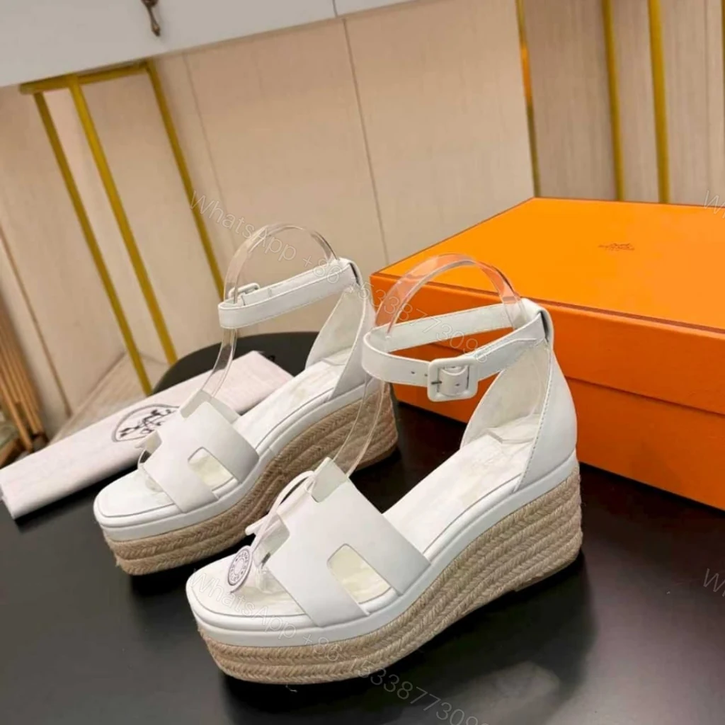 View 2 of Hermes Elda Espadrille Blanc H231307Z 90370