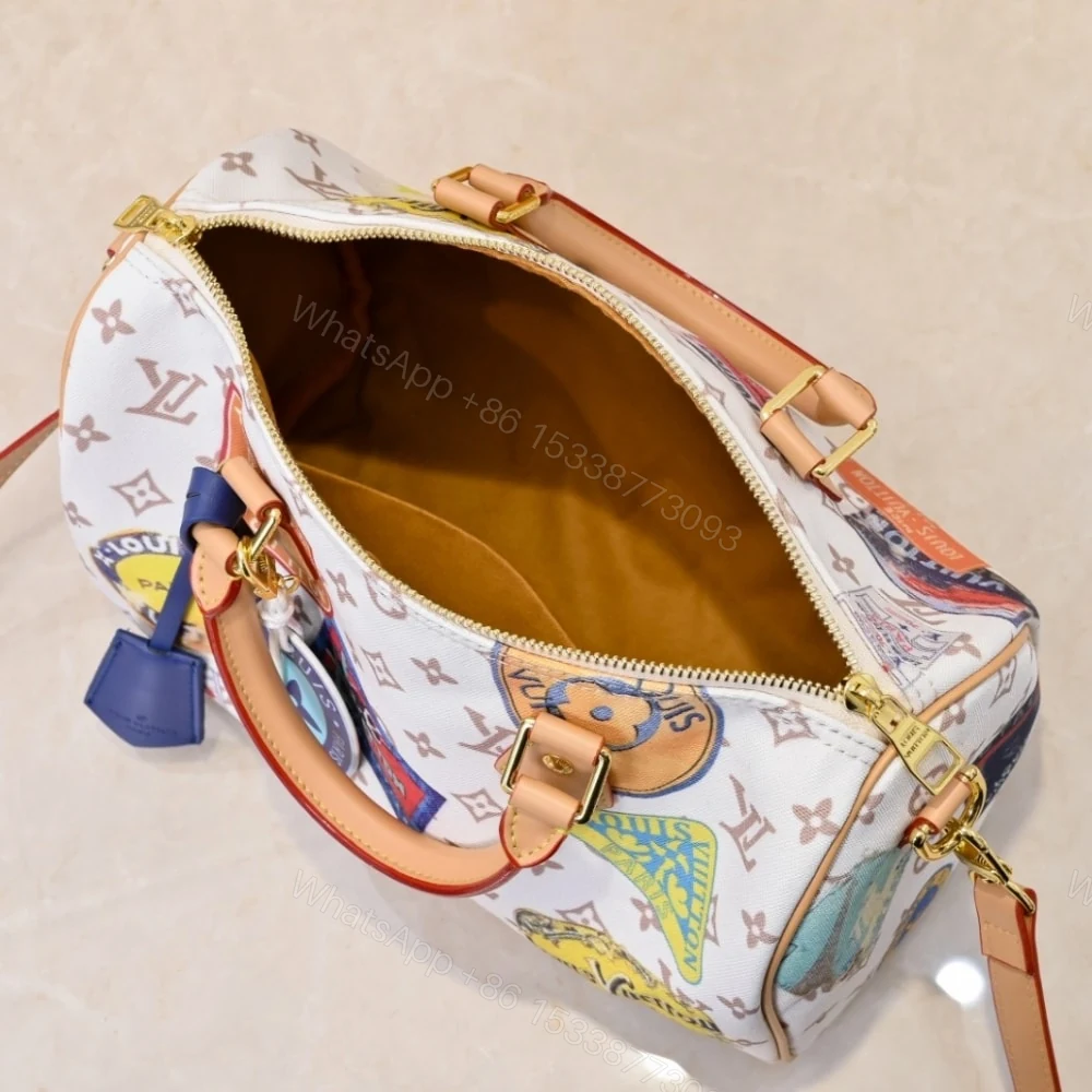 View 6 of Louis Vuitton Speedy Soft 30 Monogram Dune 30Cm M14587